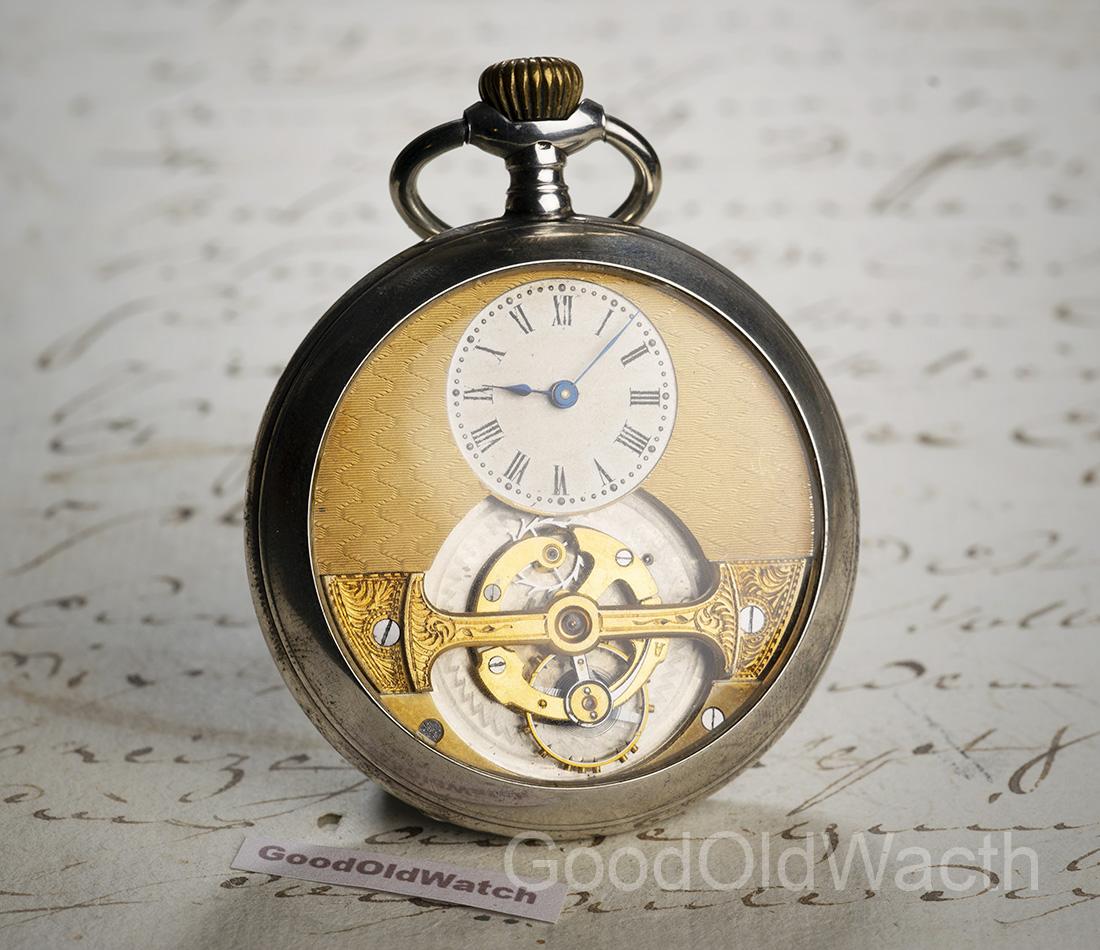 One Minute Tourbillon - Antique Pocket Watch by Courvoisier Frères