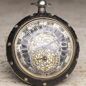 IOHN HEBERT - 1710s OIGNON Verge Fusee Antique Pocket Watch