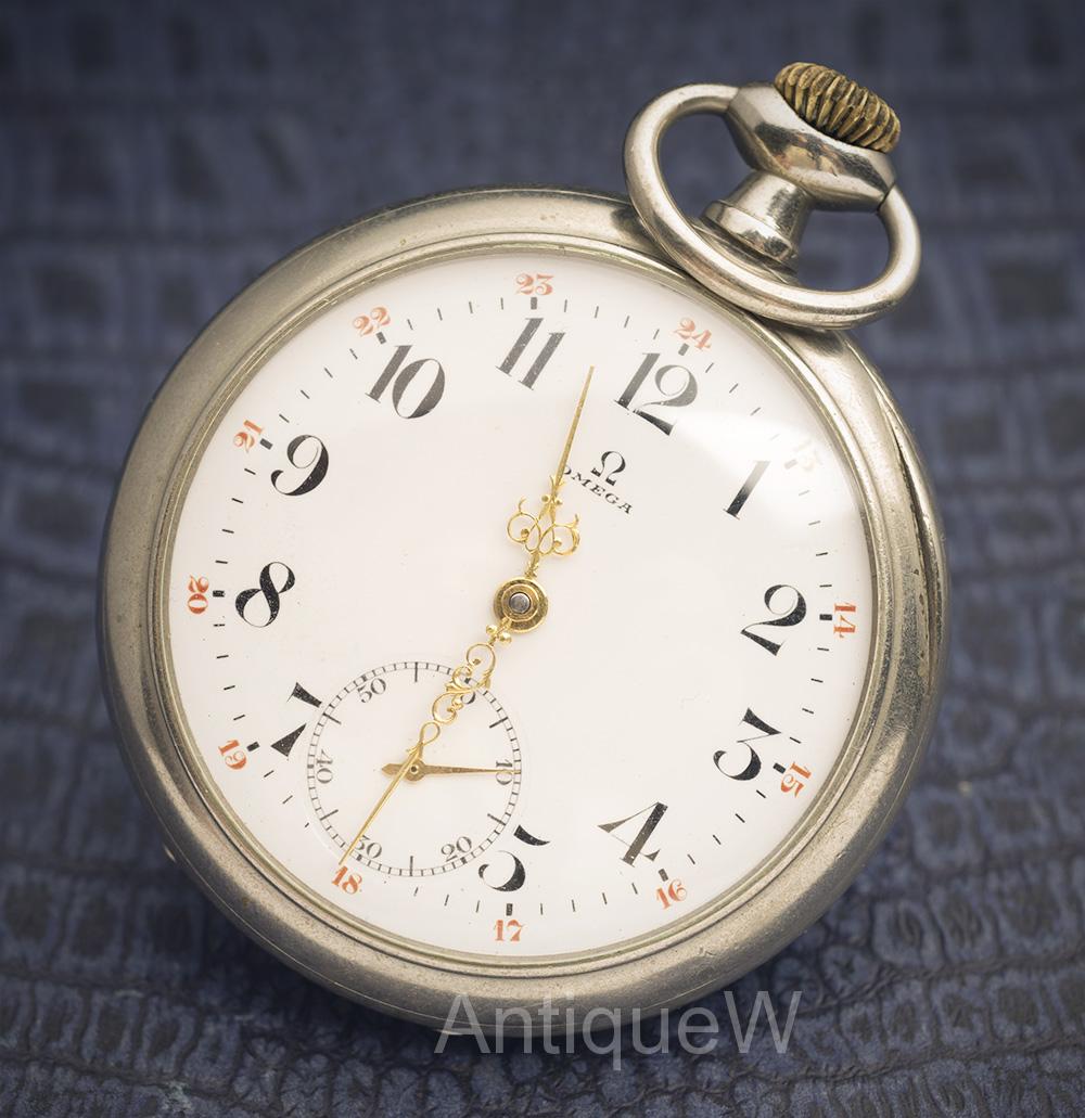 Antique 1918 Gentelman Pocket Watch by OMEGA