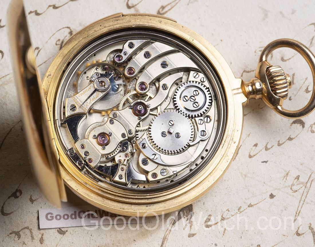 3 HAMMERS CARILLON Minute Repeater - Antique REPEATING Pocket Watch
