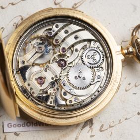 3 HAMMERS CARILLON Minute Repeater - Antique REPEATING Pocket Watch