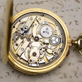 3 Hammers Carillon MINUTE REPEATER - 18k Gold Antique REPEATING Pocket Watch