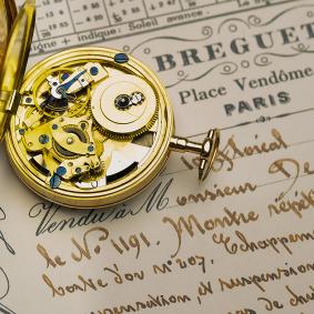 ABRAHAM LOUIS BREGUET early XIX Repeating Pocket Watch in gold case