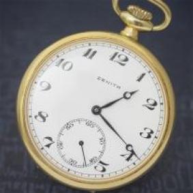 Excellent-Vintage-Gold-Filled-ZENITH-Gents-Pocket-Watch