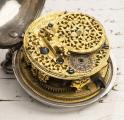 1700s GERMAN / POLISH Enamel Miniature Pair Cased Verge Fusee Antique Pocket Watch