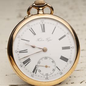 PAUL BUHRE RUSSIAN IMPERIAL Solid Gold Antique Pocket Watch