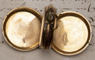 Double Sided Calendar 14k Gold Antique Hunter Pocket Watch