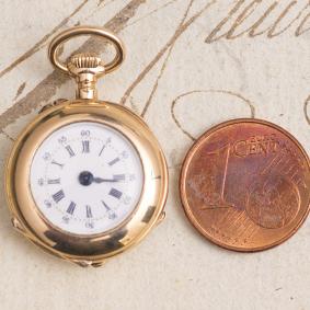 19mm diameter only - One of the Smallest Pocket Watches base LeCoultre ebauche