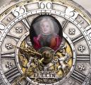 Portrait Miniature Early 1700s Champleve DIAL Pair Cased Verge Fusee Antique Pocket Watch