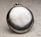 Portrait Miniature Early 1700s Champleve DIAL Pair Cased Verge Fusee Antique Pocket Watch
