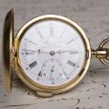 ULLMANN HongKong Shanghai Tientsin Quarter REPEATING 14k Gold Antique Pocket Watch