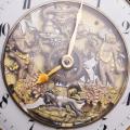 Skeletonized JACQUEMARTS AUTOMATON REPEATER VERGE FUSEE Gold Antique Pocket Watch