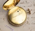 Skeletonized JACQUEMARTS AUTOMATON REPEATER VERGE FUSEE Gold Antique Pocket Watch