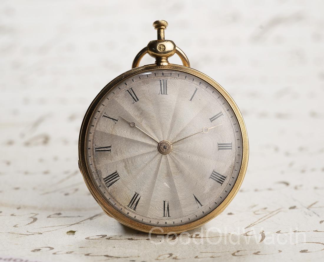 RUBY CYLINDER REPEATER 18k GOLD Repeating Pocket Watch by Houdin Paris