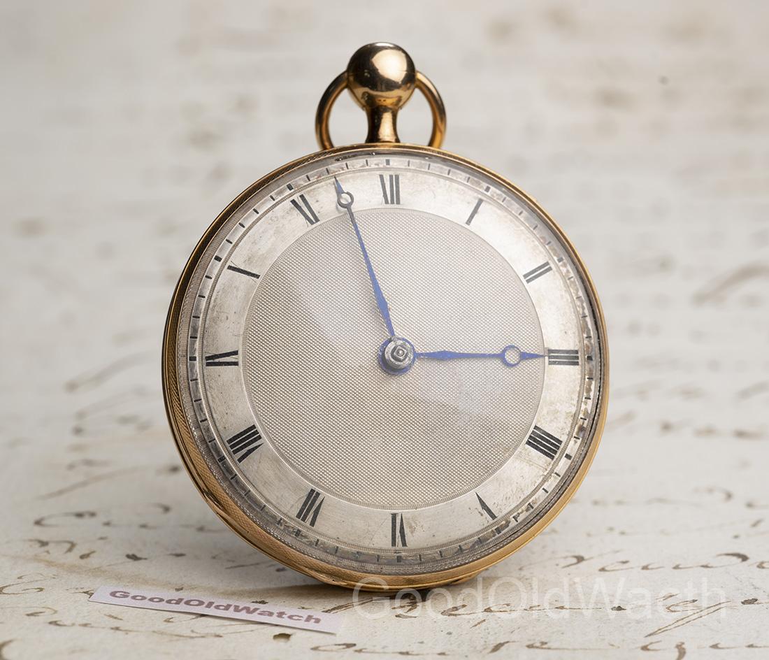 18k Gold 1/4 REPEATER Verge Fusee Antique Repeating Pocket Watch