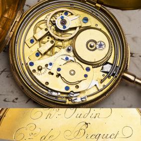 Three Hammers CARILLON REPEATING Antique Pocket Watch by OUDIN - élève de Breguet