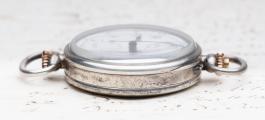 1912 PAUL BUHRE Single Pusher Wrist Chronograph for Imperial Russian Market Antique Wrist Watch