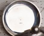 Rare late XIX INKING CHRONOGRAPH Antique Silver Pocket Watch in orig. Box with Accessories