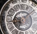 c. 1730 Champleve Dial Pair Cased Verge Fusee Antique Silver Pocket Watch