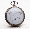 REPUBLICAN CALENDAR & VISIBLE BALANCE Verge Fusee Antique Repeating Pocket Watch