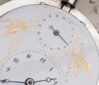 REPUBLICAN CALENDAR & VISIBLE BALANCE Verge Fusee Antique Repeating Pocket Watch