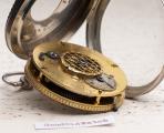 REPUBLICAN CALENDAR & VISIBLE BALANCE Verge Fusee Antique Repeating Pocket Watch