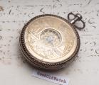 REPUBLICAN CALENDAR & VISIBLE BALANCE Verge Fusee Antique Repeating Pocket Watch