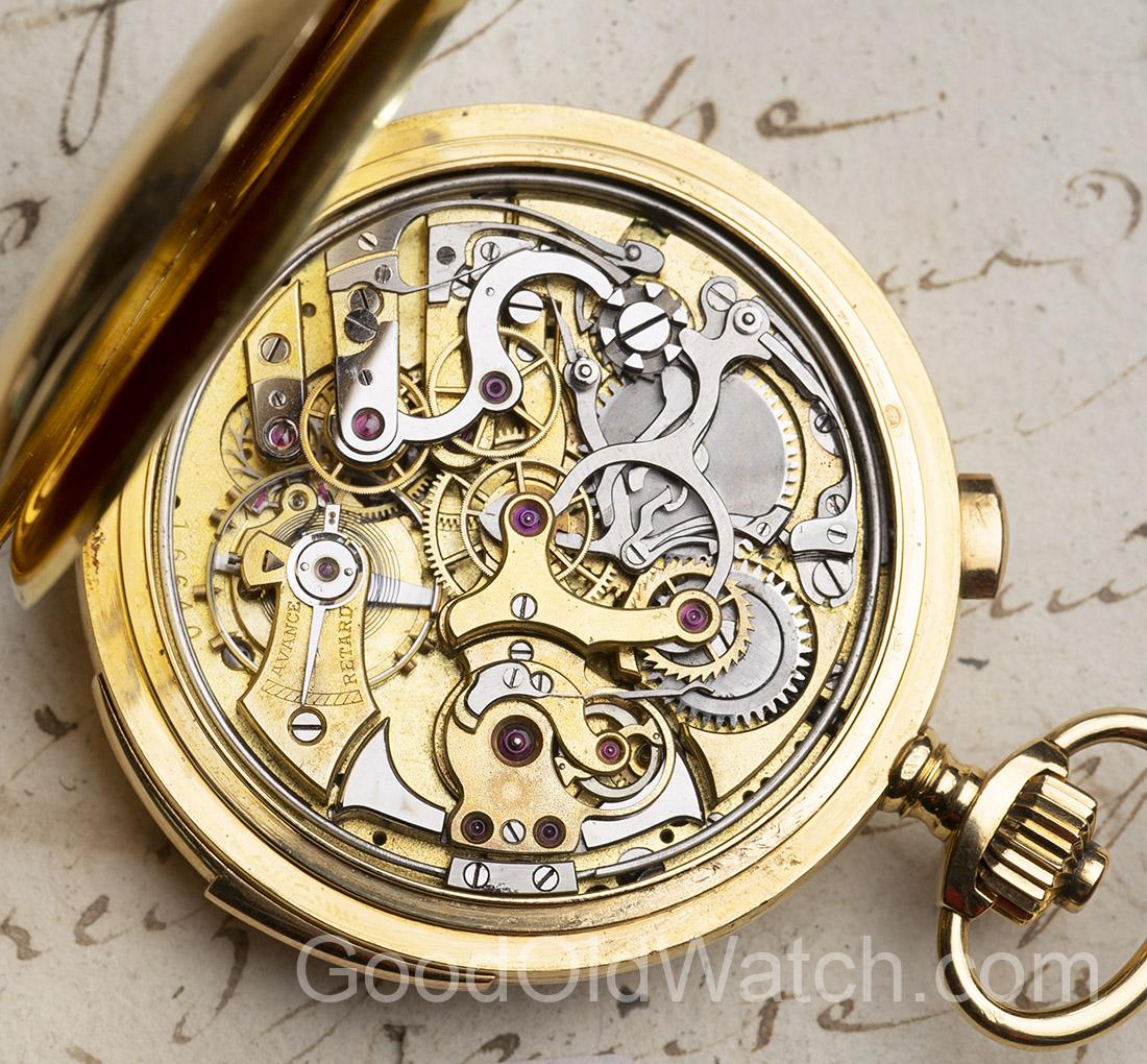 HighGrade MINUTE REPEATING CHRONOGRAPH Antique Gold Pocket Watch