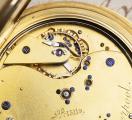 Triple Overcoil & Free Sprung Chronometer MINUTE REPEATING Gold Antique Pocket Watch