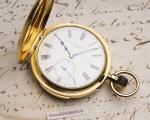 Triple Overcoil & Free Sprung Chronometer MINUTE REPEATING Gold Antique Pocket Watch