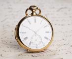 Hi Grade MINUTE REPEATER 18k Gold Pocket Watch by THOMAS - Watchmaker to the Navy
