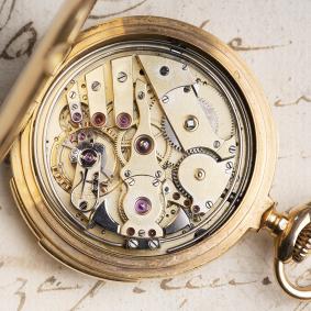 Hi-Grade-MINUTE-REPEATER-18k-Gold-Pocket-Watch-by-THOMAS---Watchmaker-to-the-Navy