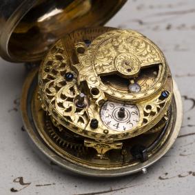 1710 MUCK PENDULUM Verge Fusee British Antique Pocket Watch by JAMES MARKWICK