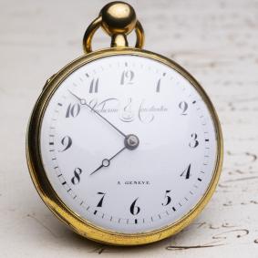 VACHERON CONSTANTIN Verge Fusee Quarter Repeater Antique Repeating Pocket Watch from 1800