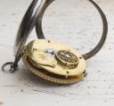 LOW AND HIGH TIDE INDICATION 1800s Antique Geneve Pocket Watch