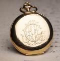 HighGrade LeCoultre CHRONOGRAPH Antique Gold Pocket Watch