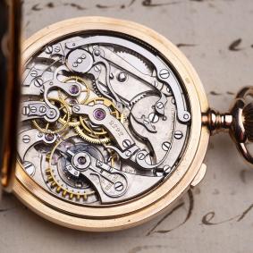 Audemars Piguet SPLIT SECONDS CHRONOGRAPH Antique Gold Pocket Watch