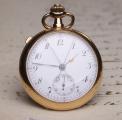 HighGrade SPLIT SECONDS CHRONOGRAPH Antique Gold Pocket Watch
