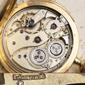 LeCoultre Hi Grade MINUTE REPEATER Gold Pocket Watch