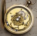 REPEATER 18k GOLD Verge Fusee Antique Repeating French Pocket Watch