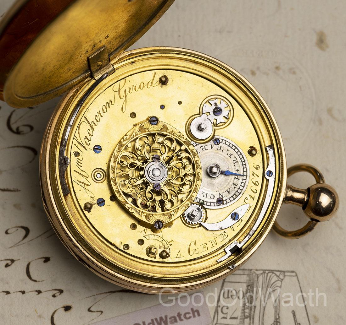 VACHERON CONSTANTIN Verge Fusee Quarter Repeater Antique Repeating Pocket Watch from 1800
