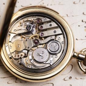 LeCoultre MINUTE REPEATER 14k Gold Antique REPEATING Pocket Watch