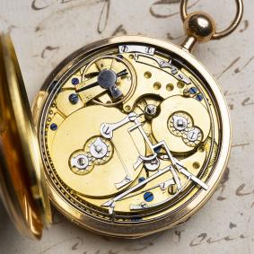 MUSICAL REPEATER Solid GOLD Repeating Antique Pocket Watch