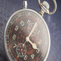 WW2 Hanhart KM artillery pocket chronograph watch