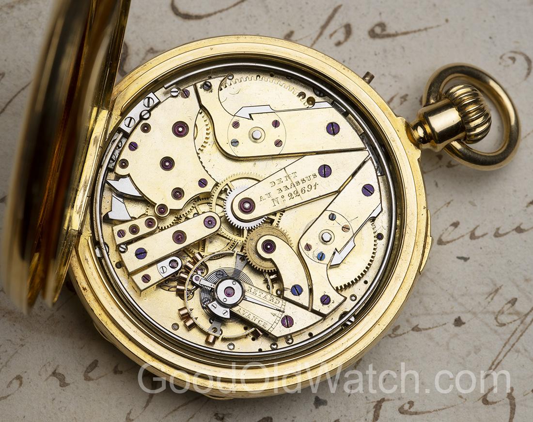 GRANDE / PETITE Sonnerie Self Striking Pocket Watch by DENT / AUDEMARS Braussus