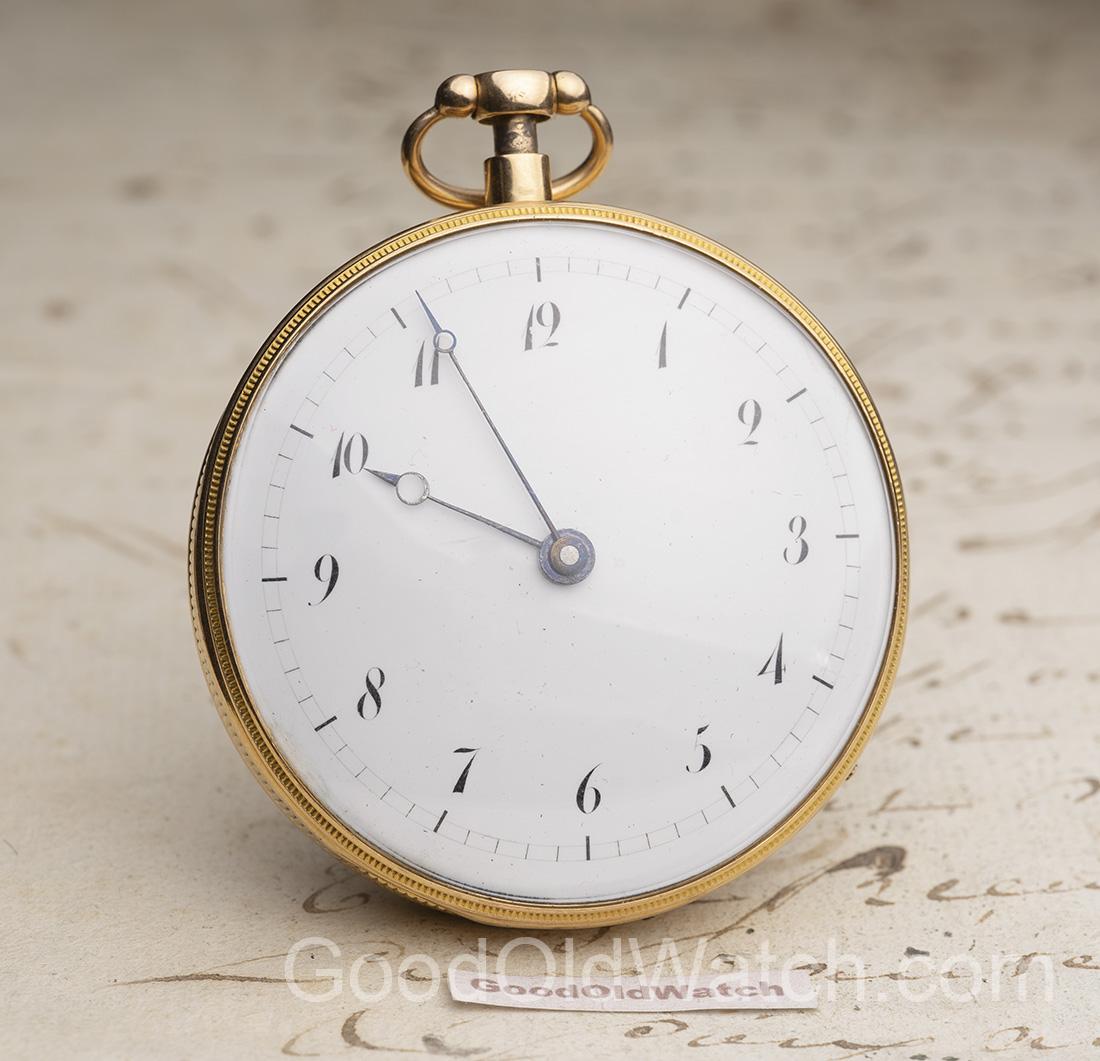 MUSICAL REPEATER Solid GOLD Repeating Antique Pocket Watch