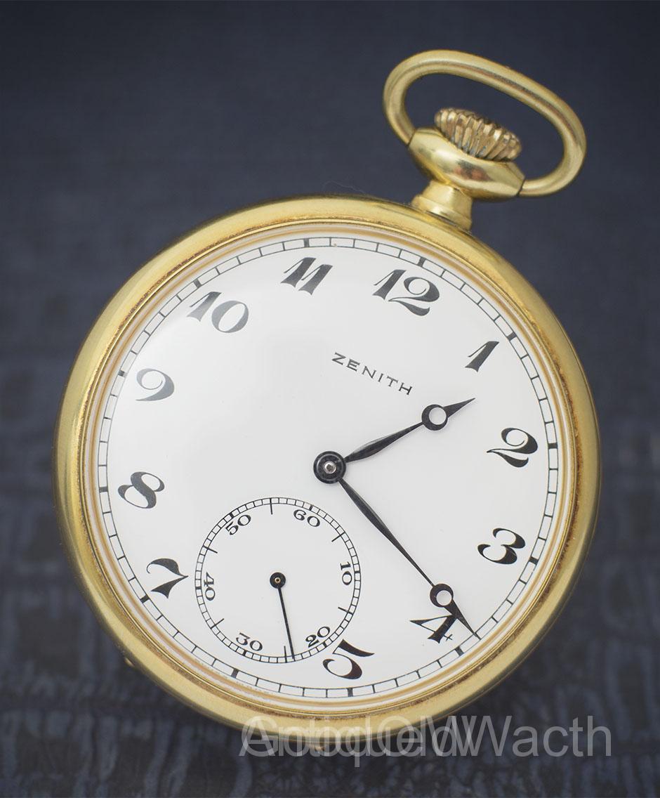 Excellent Vintage Gold Filled ZENITH Gents Pocket Watch