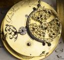 1680s SINGLE HAND CARRIAGE CLOCK WATCH Verge Fusee Antique Pocket Watch by Gaudron MONTRE COQ SpindelTaschenUhr