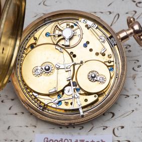 MUSICAL REPEATER Solid GOLD Repeating Antique Pocket Watch