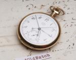 Agassiz SPLIT-SECONDS Chronograph Antique Gold Pocket Pocket Watch